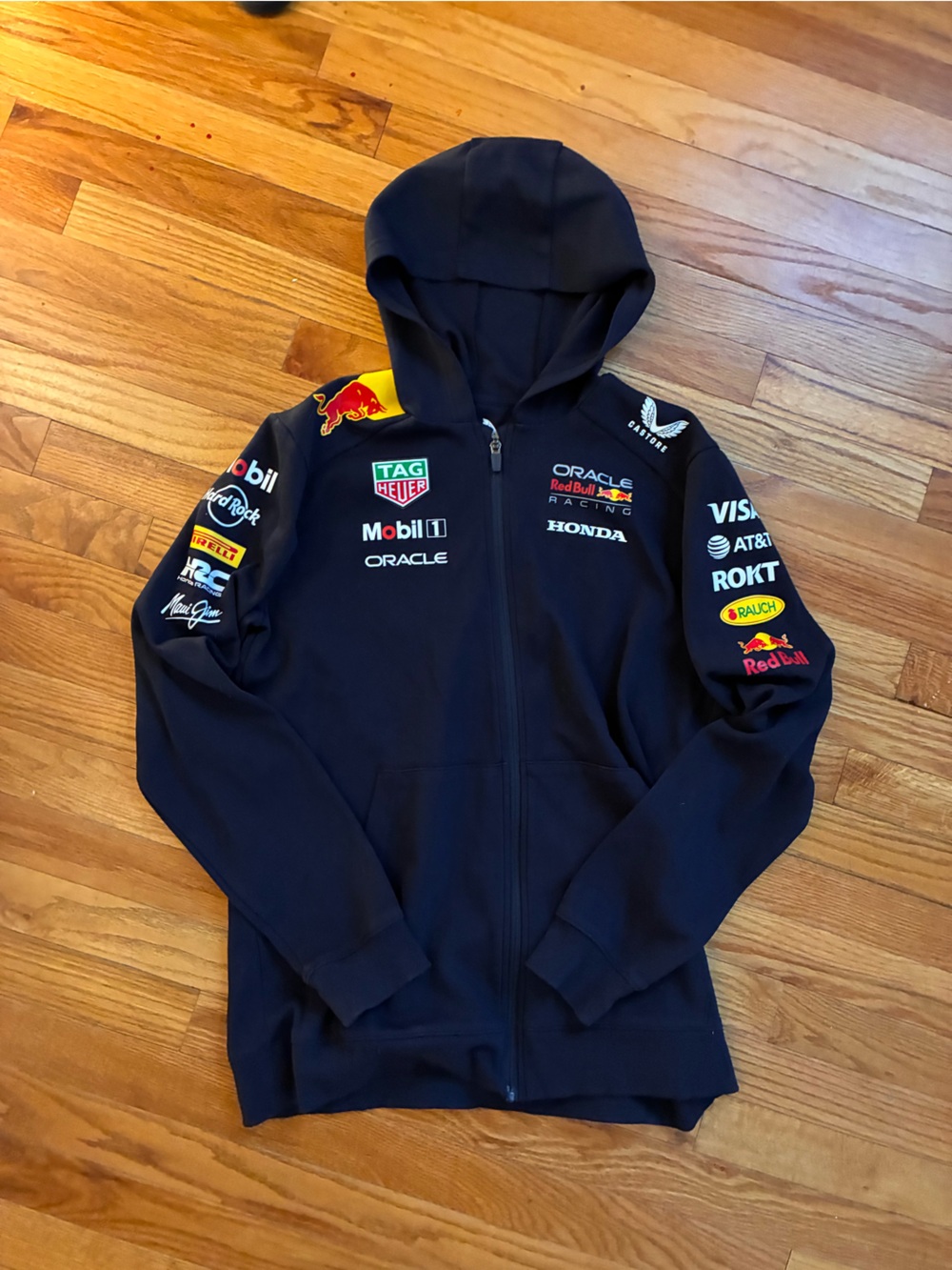 2025 Red Bull Racing Formula 1 Navy Hoodie Sweatshirt Pullover